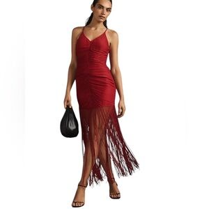 Vineet Bahl Fringe Dress - Size Small - NWT